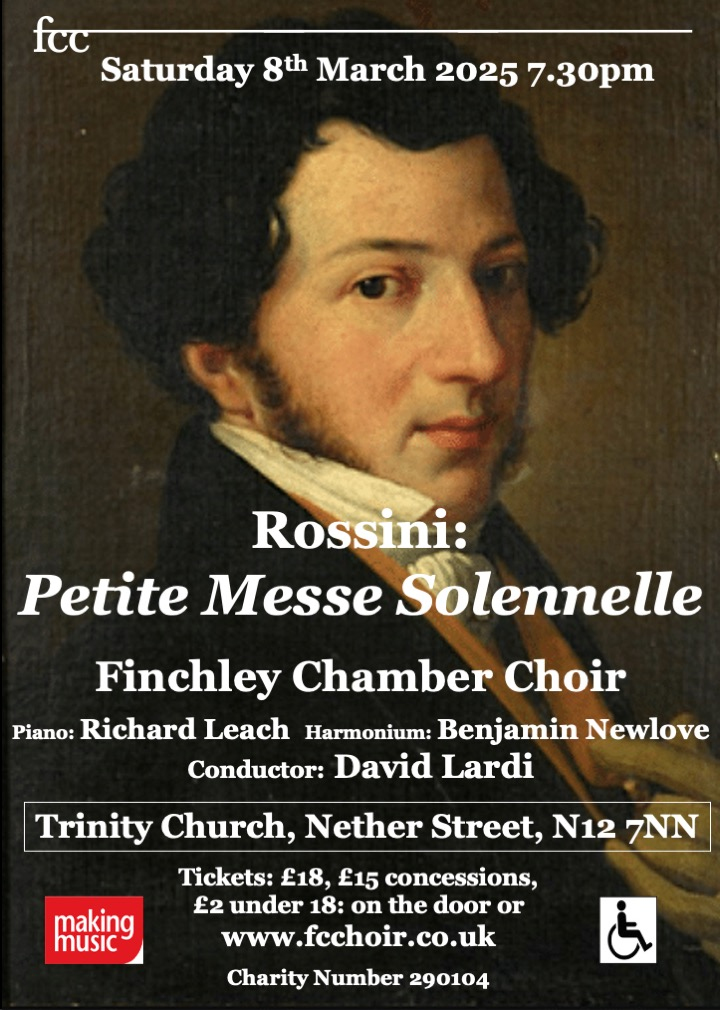 FCC concert, 8 March 2025: Rossini Petite Messe Solennelle